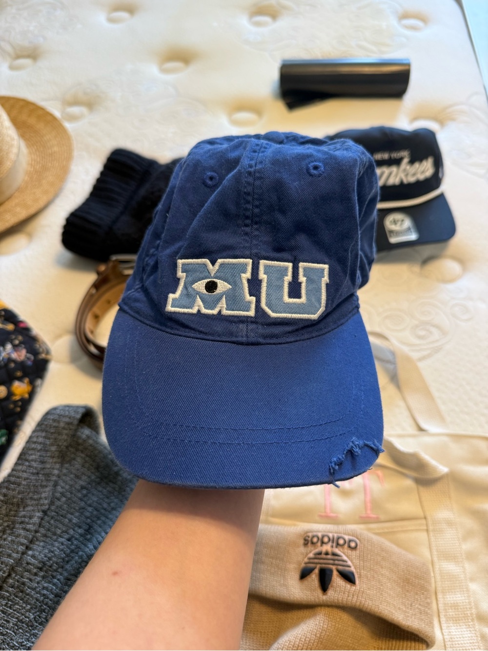 Disney Royal Blue MU Embroidered Baseball Cap